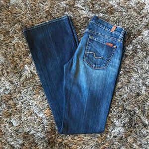 7 for All Mankind Dark Wash Bootcut Jeans